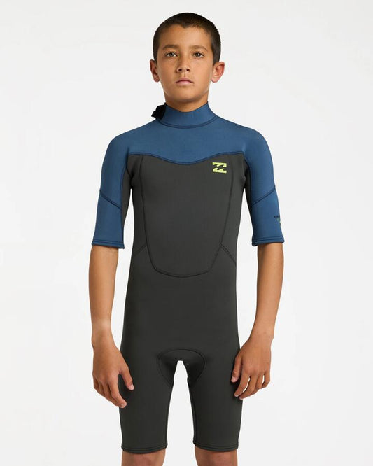 Image of Jeans. Product name - Billabong Boys 8-16 2/2 Absolute Core Springsuit Dark Denim in Dark Denim colour by brand - Billabong