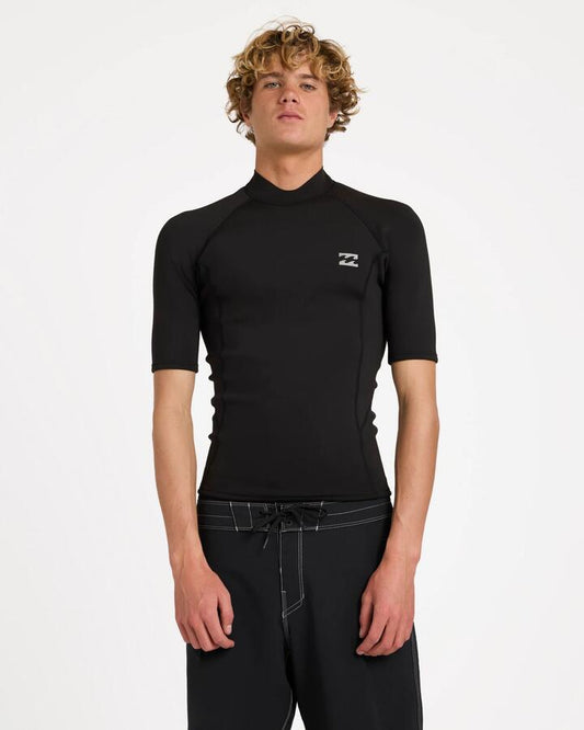 Image of Wetsuits. Product name - Billabong Mens 1/1 Absolute Core Wetsuit Top Black in Black colour by brand - Billabong