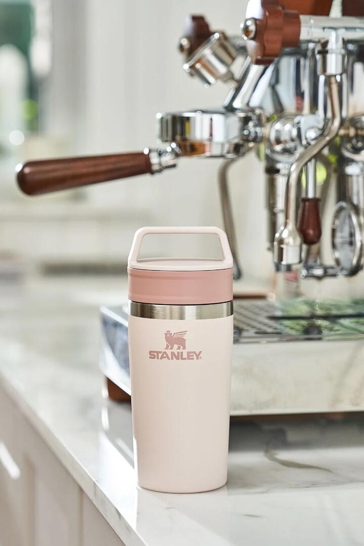 Image of Kitchen & Dining. Product name - Cafe To Go Rose Quartz 354ml Travel Coffee Mug in colour by brand - Stanley