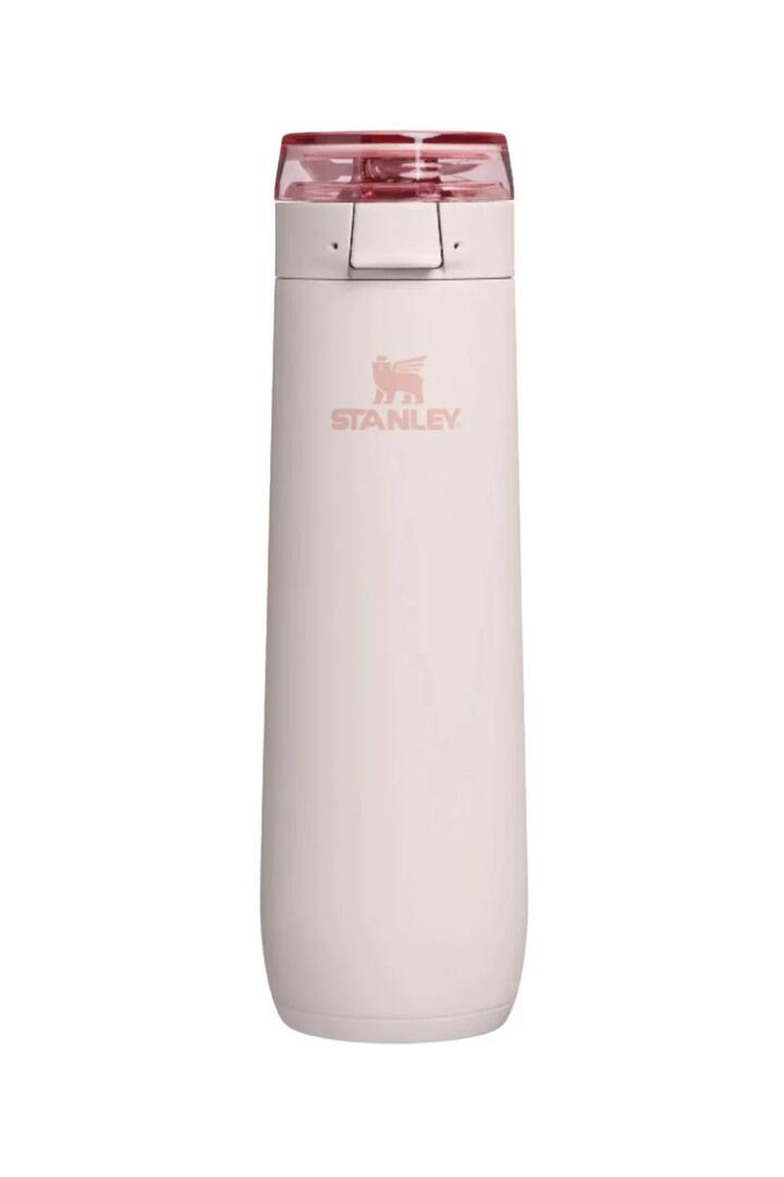 Image of Water Bottles. Product name - Flowstate Rose Quartz 591ml Spring Bottle in colour by brand - Stanley