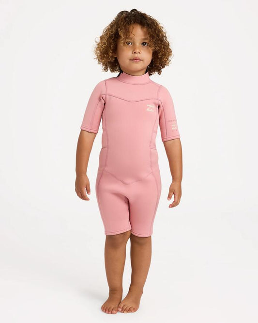 Image of Accessories. Product name - Billabong Girls 2-6 2/2 Absolute Springsuit French Rose in French Rose colour by brand - Billabong