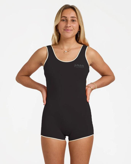 Image of Accessories. Product name - Billabong Womens 1Mm Wave Walker Mini Springsuit Black in Black colour by brand - Billabong
