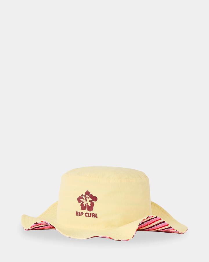 Image of Hats. Product name - Rip Curl Girls Mixed Revo Upf Bucket Hat Stripe in Stripe colour by brand - Rip Curl