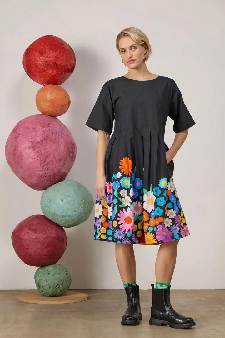 Image of Dresses. Product name - Flower Meadow Print Sadie Dress in Print colour by brand - Gorman