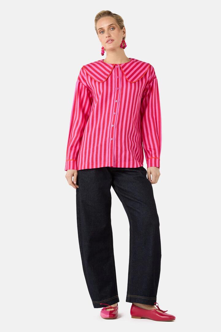 Image of Shirts. Product name - Stripe It Up Shirt in Stripe colour by brand - Gorman