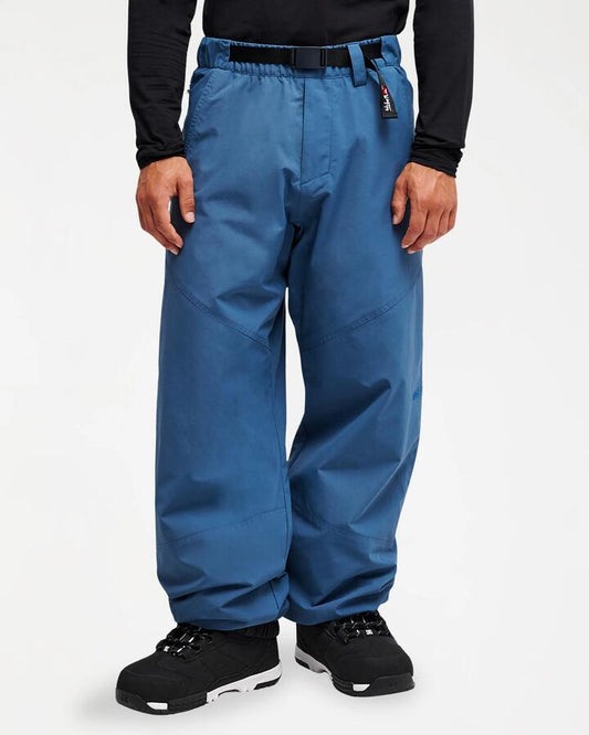 Image of Jeans. Product name - Quiksilver Mens Snow Down 10K Snow Pants Dark Denim in Dark Denim colour by brand - Quiksilver