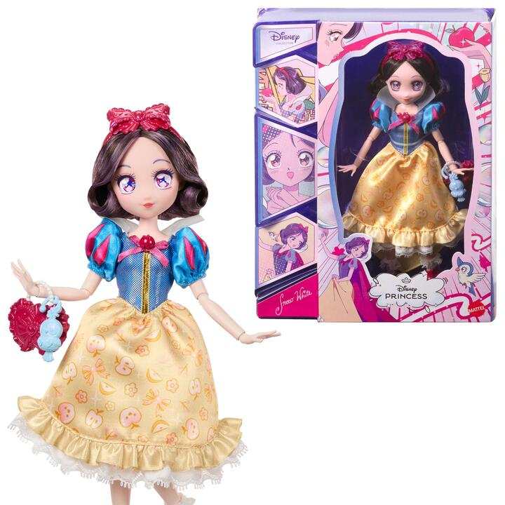 Image of Dolls. Product name - Disney Collector Princess Snow White Manga Doll in colour by brand - Disney Princess