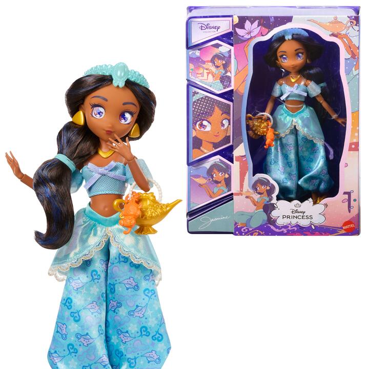 Image of Dolls. Product name - Disney Collector Princess Jasmine Manga Doll in colour by brand - Disney Princess