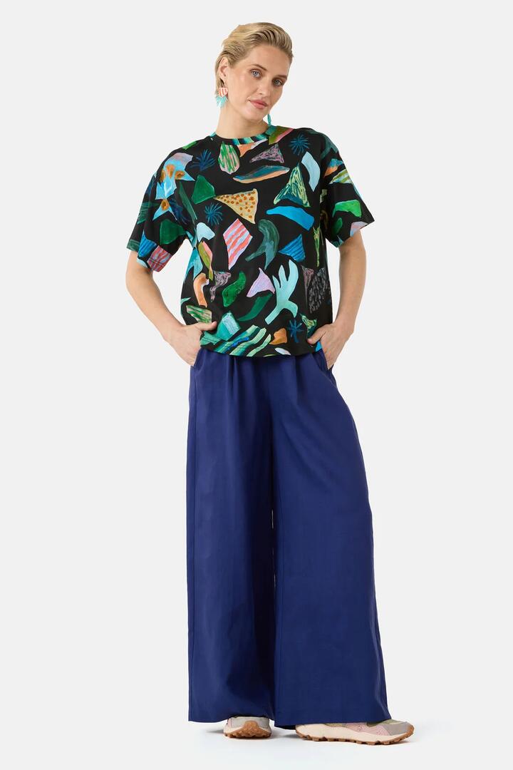 Image of T-Shirts. Product name - Endless Horizon Oversized Tee in Print colour by brand - Gorman