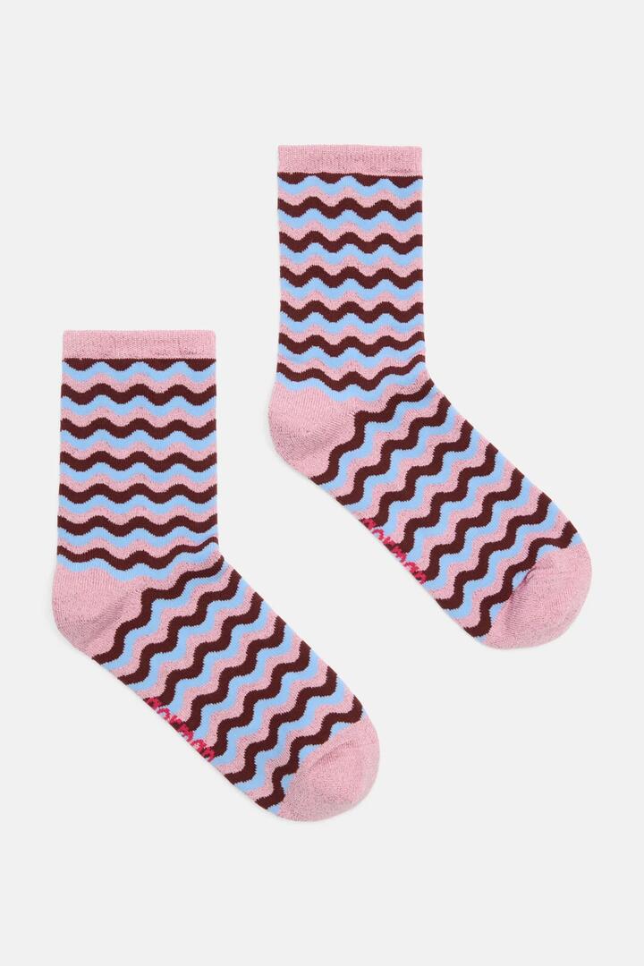 Image of Socks. Product name - Willa Wiggle Socks in Multi colour by brand - Gorman