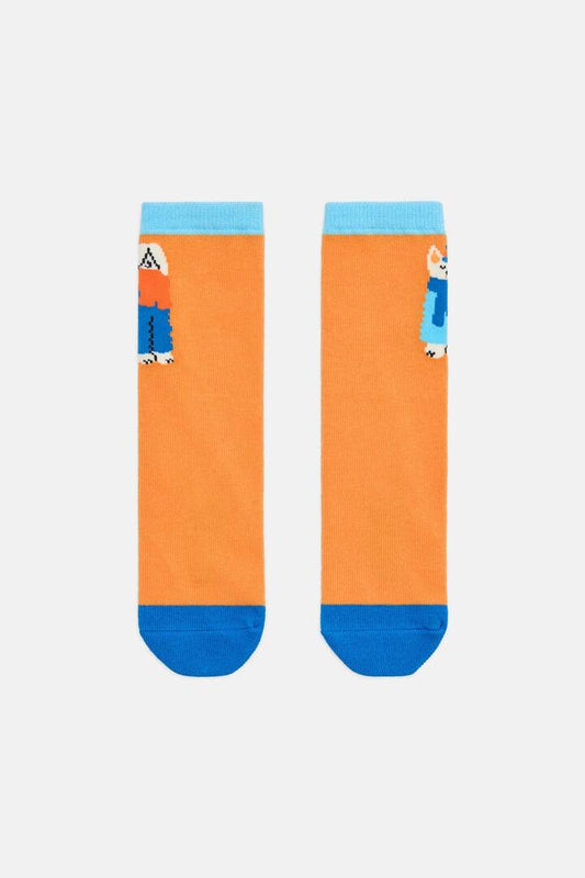 Image of Socks. Product name - Doggies Kids Sock in Multi colour by brand - Gorman