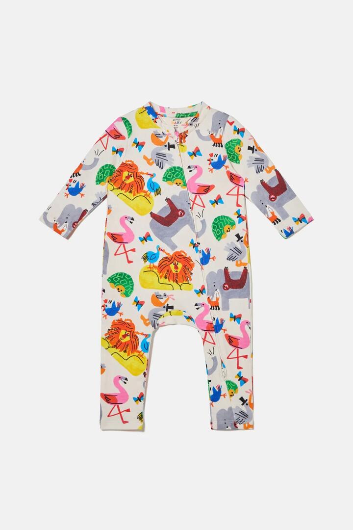 Image of Bodysuits. Product name - Ta-DA Baby Bodysuit in Cream colour by brand - Gorman