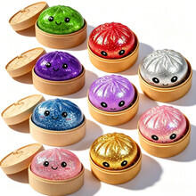 Image of Toys. Product name - Squishy Dumpling Glittery in colour by brand - Toymate