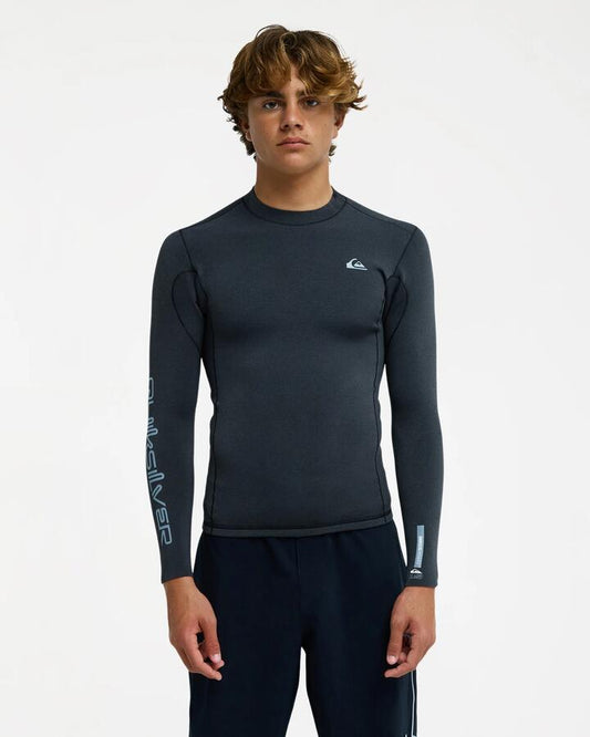 Image of Wetsuits. Product name - Quiksilver Mens Everyday Sessions 1.5 Wetsuit Black Heather in Black Heather colour by brand - Quiksilver