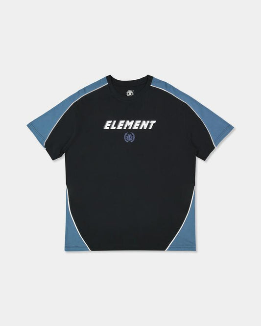 Image of T-Shirts. Product name - Element Mens Warp T-Shirt Flint Black in Flint Black colour by brand - Element
