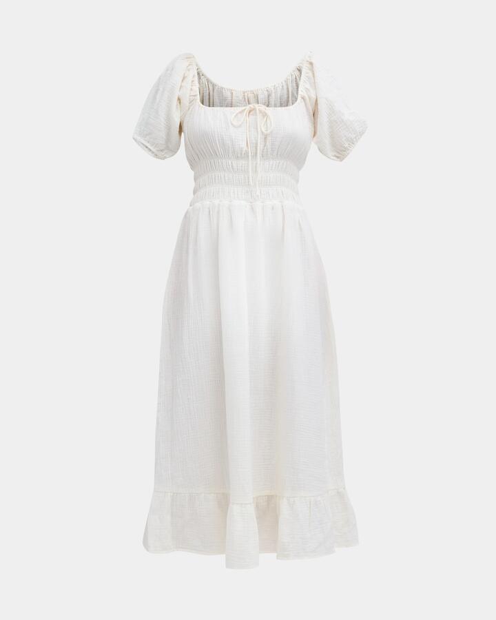 Image of Dresses. Product name - Billabong Womens Daydreamer Maxi Dress Salt Crystal in Salt Crystal colour by brand - Billabong