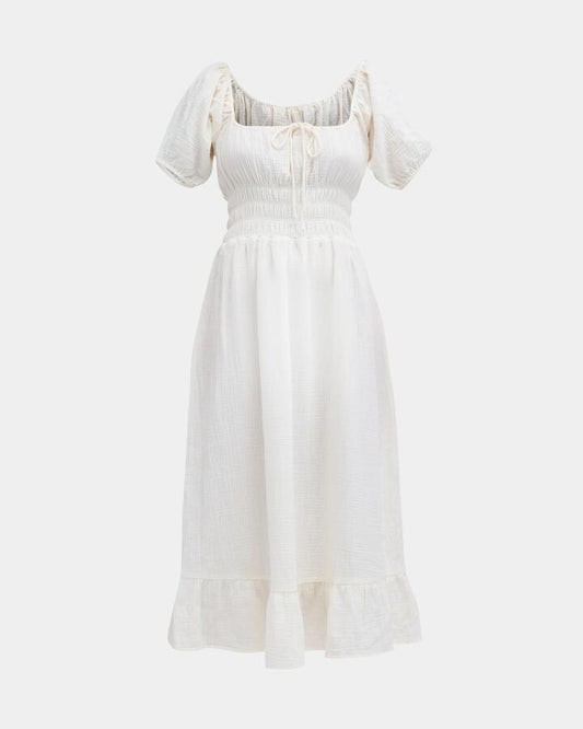 Image of Dresses. Product name - Billabong Womens Daydreamer Maxi Dress Salt Crystal in Salt Crystal colour by brand - Billabong
