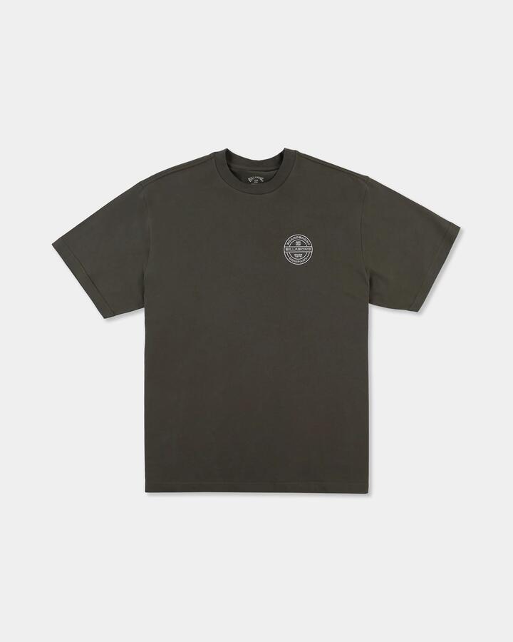 Image of T-Shirts. Product name - Billabong Mens Rotar Bracket T-Shirt Seaweed in Seaweed colour by brand - Billabong