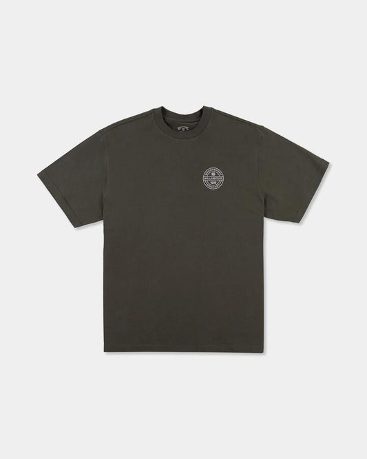 Image of T-Shirts. Product name - Billabong Mens Rotar Bracket T-Shirt Seaweed in Seaweed colour by brand - Billabong