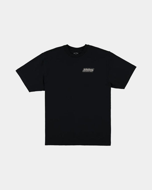 Image of T-Shirts. Product name - Billabong Mens Walled T-Shirt Black in Black colour by brand - Billabong