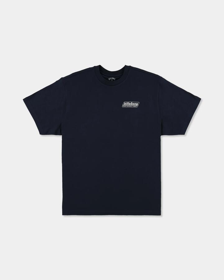 Image of T-Shirts. Product name - Billabong Mens Walled T-Shirt Navy in Navy colour by brand - Billabong