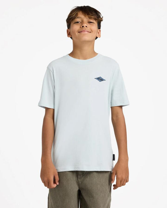 Image of T-Shirts. Product name - Quiksilver Boys 8-16 Wayback T-Shirt Plein Air in Plein Air colour by brand - Quiksilver