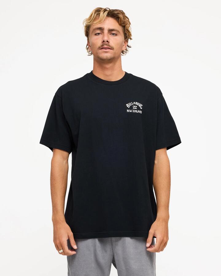 Image of T-Shirts. Product name - Billabong Mens Fern Island T-Shirt Black in Black colour by brand - Billabong