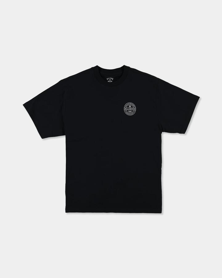 Image of T-Shirts. Product name - Billabong Mens Rotar Bracket T-Shirt Black in Black colour by brand - Billabong
