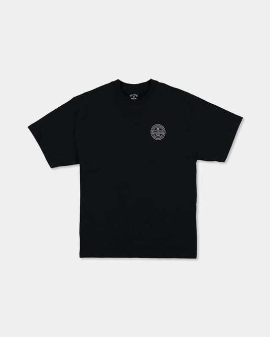 Image of T-Shirts. Product name - Billabong Mens Rotar Bracket T-Shirt Black in Black colour by brand - Billabong