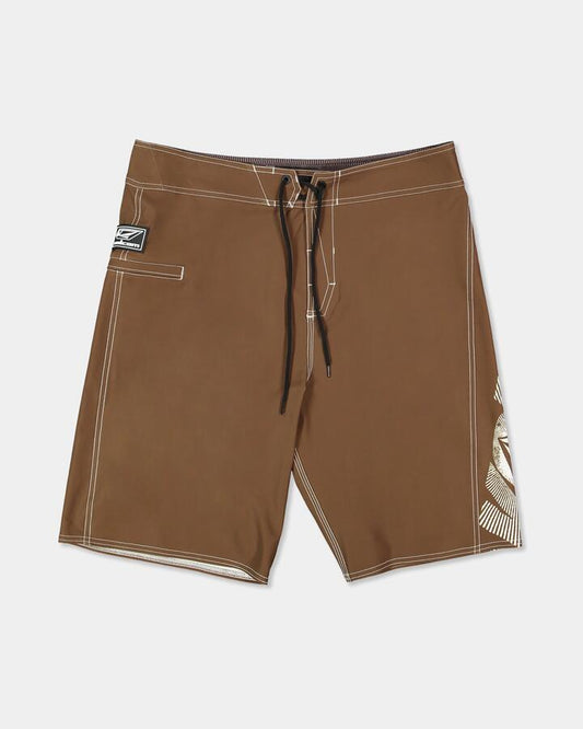 Image of Swimwear. Product name - Volcom Mens Reaper Stone Boardshorts Brown Stone in Brown Stone colour by brand - Volcom