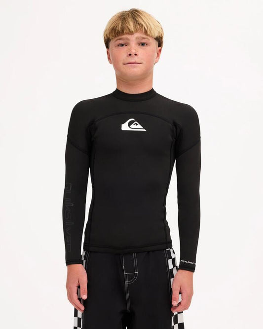 Image of Wetsuits. Product name - Quiksilver Boys 8-16 Prologue+ 1Mm Wetsuit Black in Black colour by brand - Quiksilver