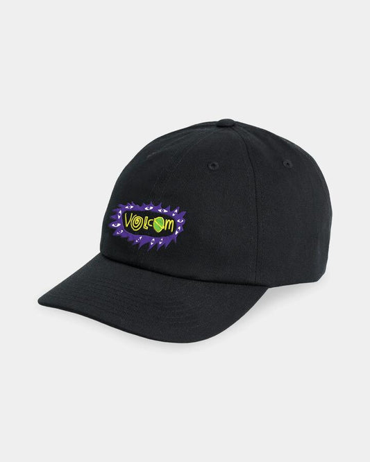 Image of Hats. Product name - Volcom Boys 8-16 Adj Hat Black in Black colour by brand - Volcom