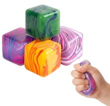 Image of Toys. Product name - Squishy Swirl Cube in colour by brand - Toymate