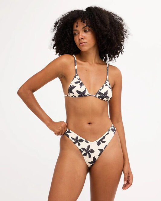 Image of Swimwear. Product name - Billabong Womens Dusk To Dawn V Hike Bikini Bottom Salt Crystal in Salt Crystal colour by brand - Billabong