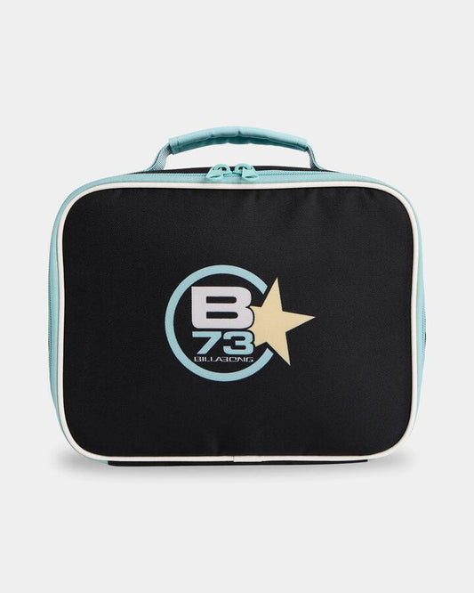 Image of Accessories. Product name - Billabong Womens Starsurfer Lunch Box Black Pebble in Black Pebble colour by brand - Billabong