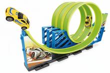 Image of Toy Playsets. Product name - Neon Tri-Loop Turbo Track Set in colour by brand - Toymate