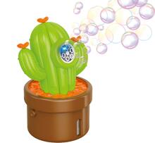 Image of Toys. Product name - Cactus Bubble Machine in colour by brand - Toymate