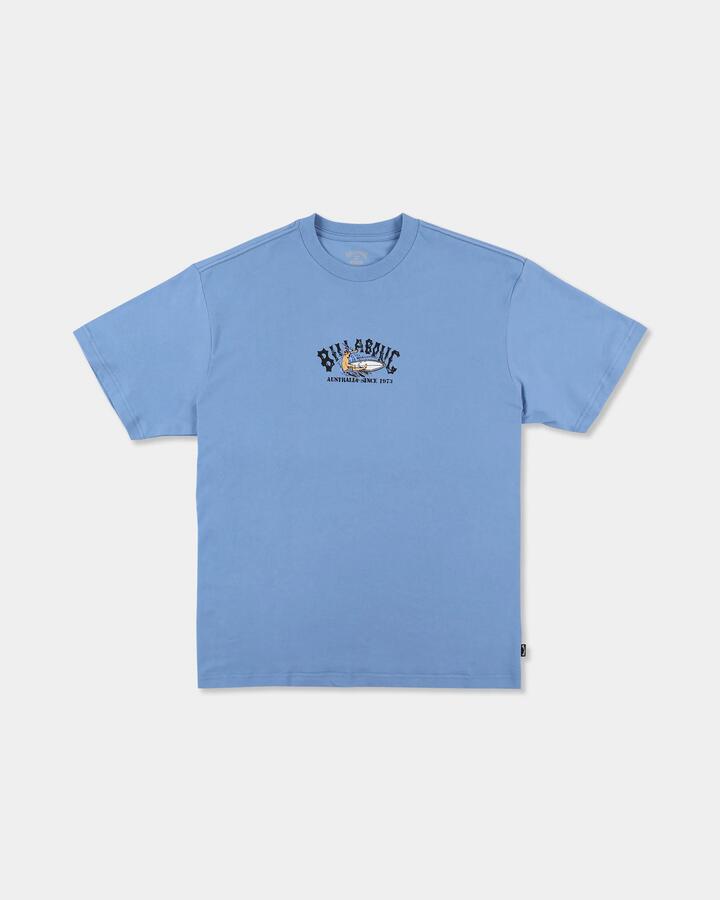Image of T-Shirts. Product name - Billabong Mens Aus Occ T-Shirt Oceana Blue in Oceana Blue colour by brand - Billabong