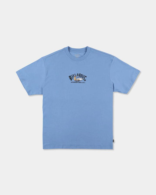 Image of T-Shirts. Product name - Billabong Mens Aus Occ T-Shirt Oceana Blue in Oceana Blue colour by brand - Billabong