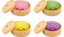Image of Toys. Product name - Giant Squishy Dumpling 17cm Glittery in colour by brand - Toymate