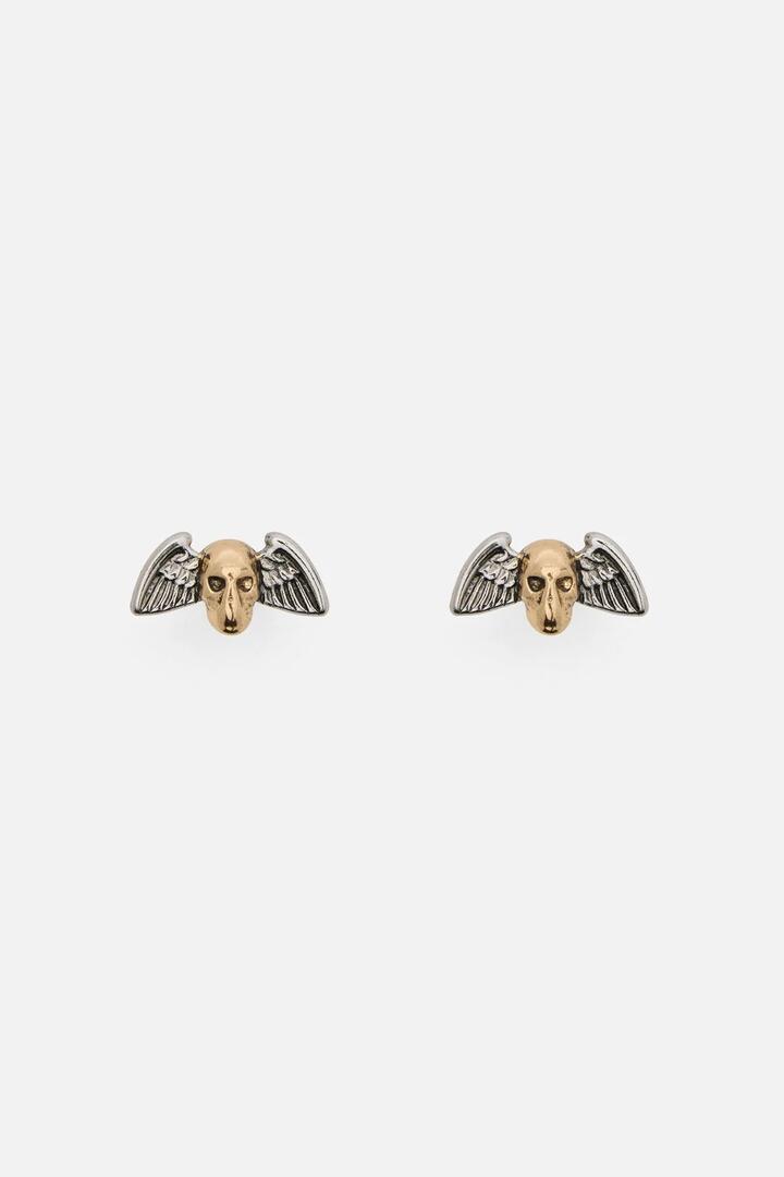 Image of Earrings. Product name - Archangel Stud Earrings in Silver colour by brand - Dangerfield