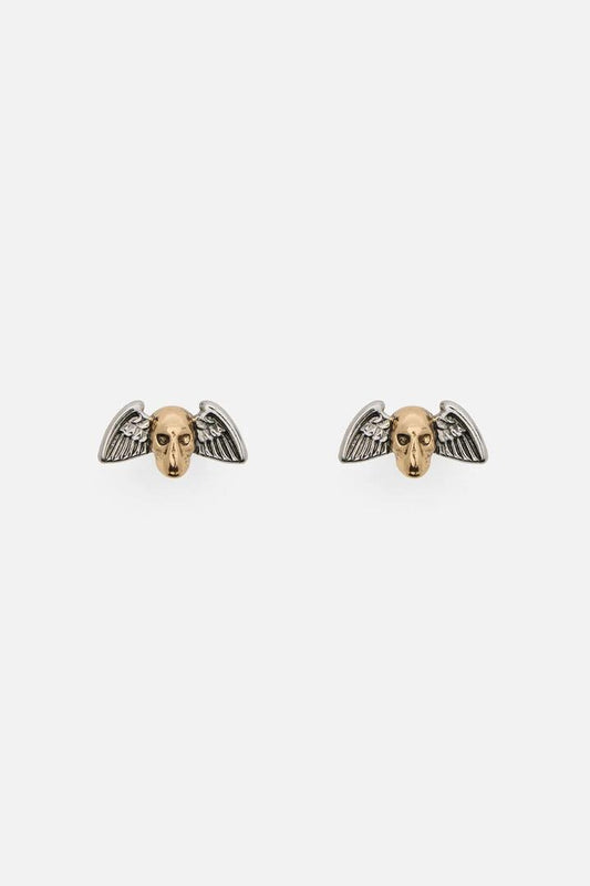 Image of Earrings. Product name - Archangel Stud Earrings in Silver colour by brand - Dangerfield