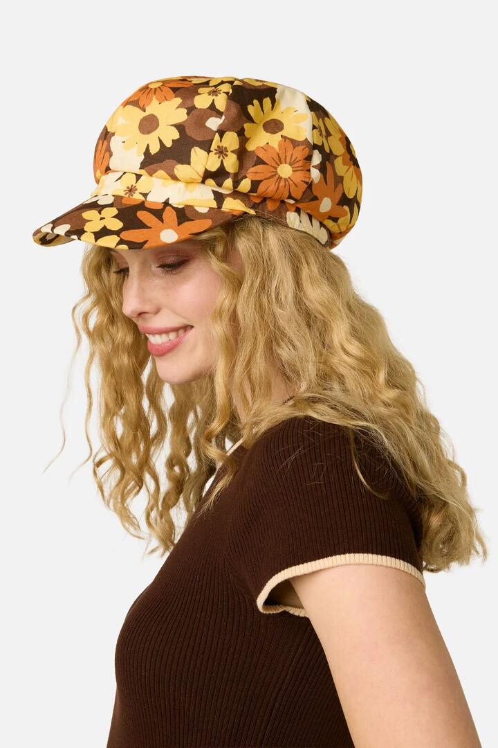 Image of Hats. Product name - Twiggy Page Hat in Golden Brown colour by brand - Princess Highway