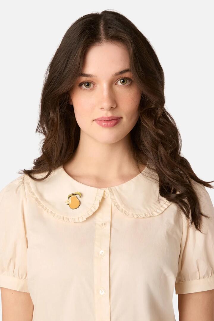 Image of Others. Product name - Pear Pin in Yellow colour by brand - Princess Highway