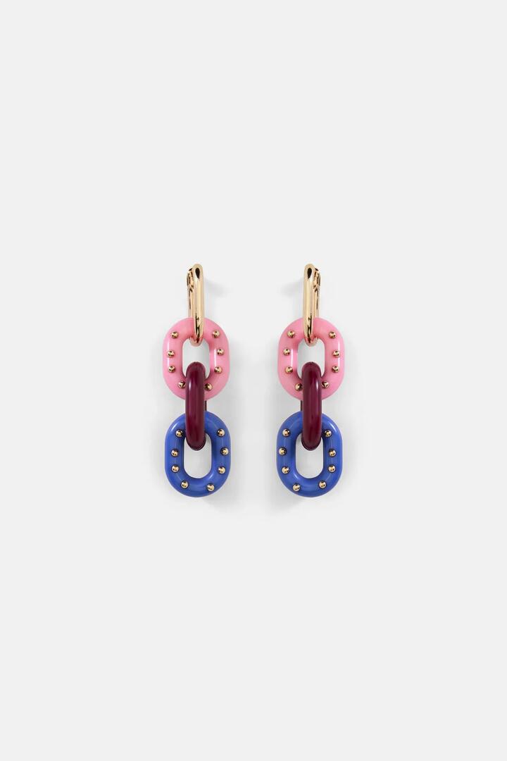 Image of Earrings. Product name - On The Dot Earrings in Multi colour by brand - Gorman