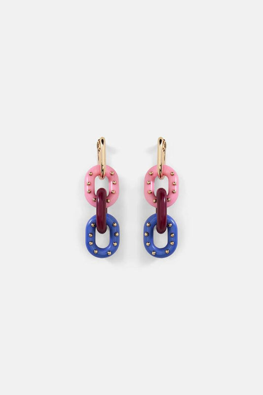 Image of Earrings. Product name - On The Dot Earrings in Multi colour by brand - Gorman