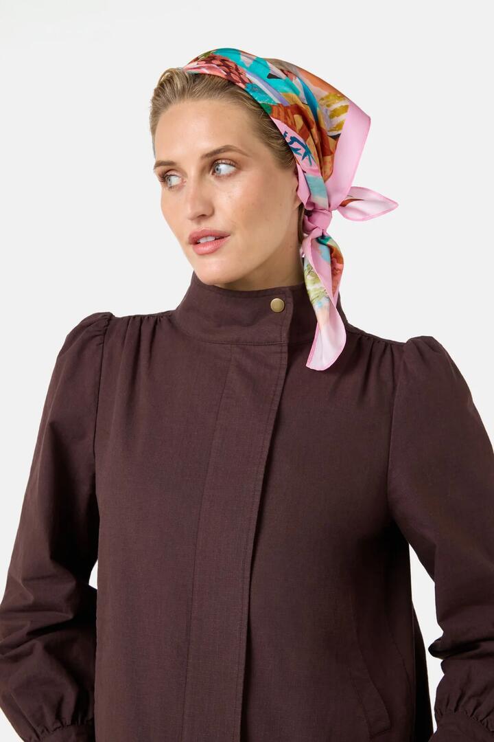 Image of Scarves & Shawls. Product name - Endless Horizon Square Scarf in Print colour by brand - Gorman