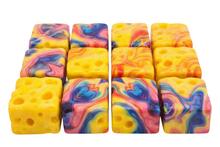 Image of Toys. Product name - Squishy Cube Cheese Marbled Colour in colour by brand - 
