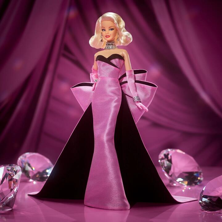 Image of Dolls. Product name - Barbie Signature Marilyn Monroe Doll in colour by brand - Barbie Signature