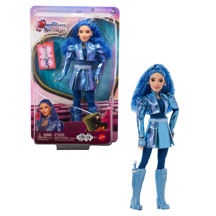 Image of Dolls. Product name - Disney Descendants: Wicked Wonderland Doll Princess Chloe Charming, Daughter of Cinderella in colour by brand - Disney Descendants